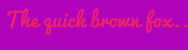 Image with Font Color EB2369 and Background Color B104BA